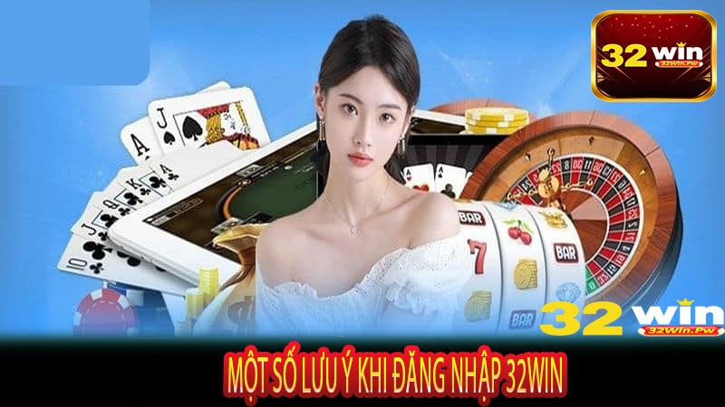 Một Số Lưu Ý Khi Đăng Nhập 32WIN
